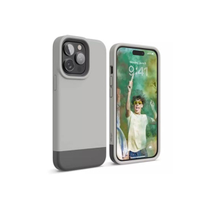 Elago Glide Armor Shockproof Case For iPhone 14 Pro Stone/Dark Grey (AMT-6688)