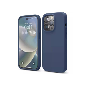 Elago Liquid Silicon Shockproof Case For iPhone 14 Pro Jean Indigo (AMT-6717)