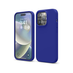 Torras Liquid Silicone Shockproof Case For iPhone 14 Pro Max Cobalt Blue (AMT-6733)