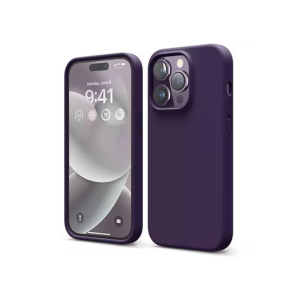Elago Liquid Silicon Shockproof Case For iPhone 14 Pro Max Deep Purple (AMT-6735)