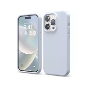 Torras Liquid Silicone Shockproof Case For iPhone 14 Pro Max Light Blue (AMT-6739)