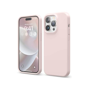 Torras Liquid Silicone Shockproof Case For iPhone 14 Pro Max Lovely Pink (AMT-6744)