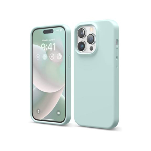 Torras Liquid Silicone Shockproof Case For iPhone 14 Pro Max Mint (AMT-6746)