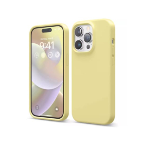 Torras Liquid Silicone Shockproof Case For iPhone 14 Pro Max Yellow (AMT-6754)