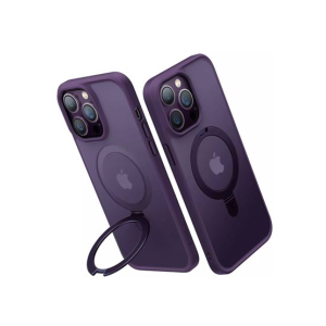 Torras UPro OStand Shockproof Case For iPhone 14 Pro Max Deep Purple (AMT-6770)