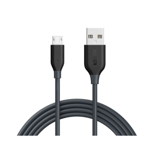 Anker PowerLine Micro USB Cable 6 ft. Gray