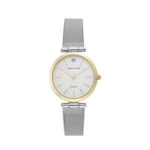Anne Klein Bangle Women's Watch White Silver (AK/3565SVTT)
