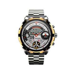 Ronin Luxe Smart Watch Stainless Steel (R-014)-Silver