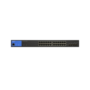 Linksys 24-Port Managed Gigabit PoE+ Switch With 4 10G SFP+ Uplinks (LGS328MPC-EU)