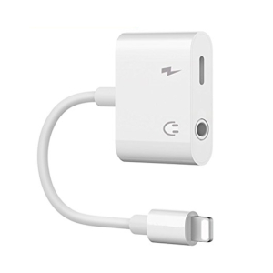Argoss Store 2In1 Lightning Connector White For iPhone