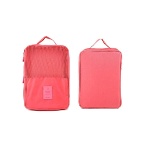 AGM Waterproof Travel Shoes Organizer Bag Pink