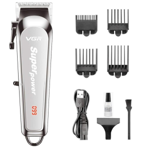 VGR Cordless Hair Clippers Beard Trimmer For Men - (V-060)