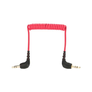 Rode SC2 Right-Angle 3.5mm TRS Coiled Patch Cable Pink