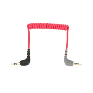 Rode SC7 3.5mm Right-Angle TRS to TRRS Coil Patch Cable