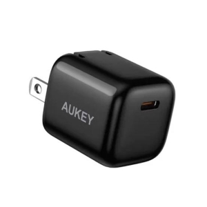 Aukey Foldable Plug iPhone 20W Fast Charger Black (PA-B1 Pro)