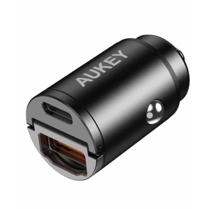 Aukey PD Metal Dual Port USB 30W Car Charger (CC-A3)