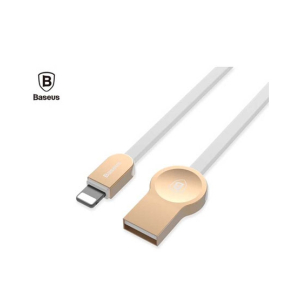 Baseus 1M Zinc Alloy USB Lightning Cable - Chrome