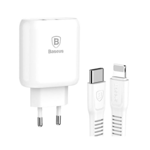 Baseus Bojure Type-C Quick Wall Charger White - EU
