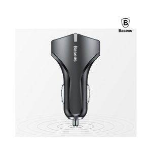 Baseus Small Rocket Dual USB Car Charger Black
