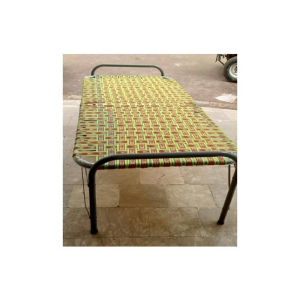 Easy Shop Heavy Gauge Pipe Folding Bed Charpai