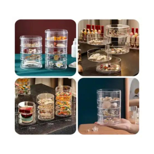 Easy Shop Acrylic Rotating Jewelry Organizer