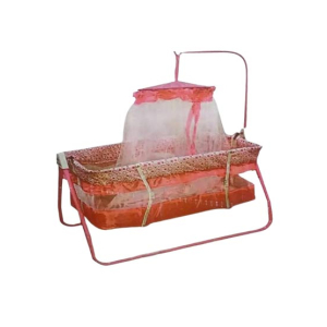 Easy Shop Baby Swing Cot Cradle with Mosquito Net