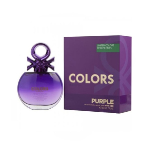 Benetton Colors Purple Eau De Toilette Spray For Women 80ml