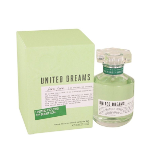 Benetton United Dreams Live Free Eau De Toilette For Women 80ML