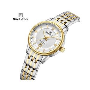 Naviforce Exclusive Date Edition Watch For Women Two Tone (NF-8040L-4)