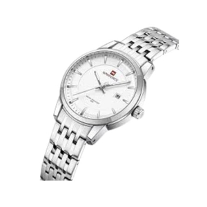 Naviforce Connect Edition Watch For Couple Silver (NF-9228-c-1)