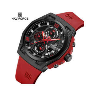 Naviforce Crusader Watch For Men Red (Nf-8051t-4)
