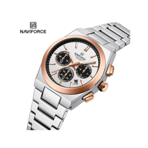 Naviforce Bond Chrono Watch For Women Two Tone (NF-8048l-6)