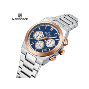 Naviforce Bond Chrono Watch For Women Two Tone (NF-8048l-3)