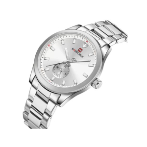 Naviforce Pursuit Chronograph Watch For Men Silver (NF-9231-8)