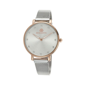 Bigotti Stainless Steel Women's Watch Silver (BG-1-10023-4)