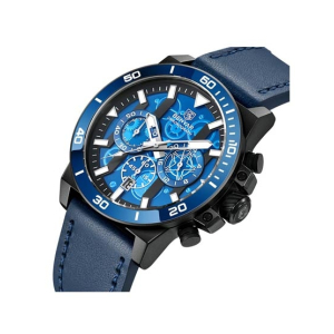 Benyar Erkek Edition Men's Leather Watch Blue (BY-5197-2)