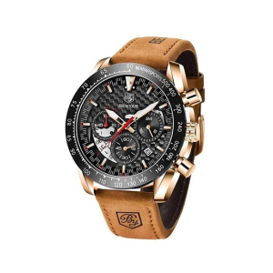Benyar Brow Satovi Edition Men's Leather Watch (BY-5175-1)