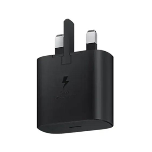 Samsung 25W 3 Pin Fast Charging Travel Adapter Black