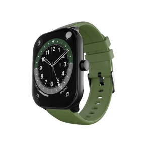 Ronin Smart Watch With Black Dial (R-06)-Grass Green
