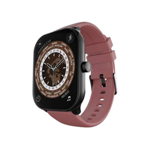 Ronin Smart Watch With Black Dial (R-06)-Maroon