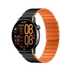 Glorimi M2 Max Bluetooth Smart Calling Watch-Black &amp; Orange