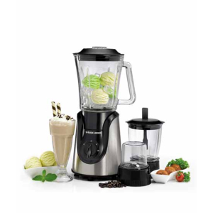 Black & Decker Blender With Grinder And Mincer Chopper (BX600G)