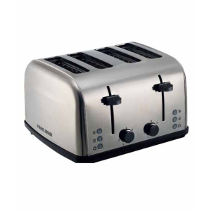 Black & Decker 4 Slice Stainless Steel Toaster (ET304)