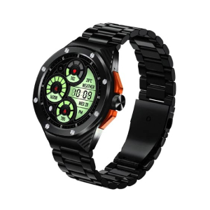 Dany Evolution Metal Smartwatch-Black &amp; Orange