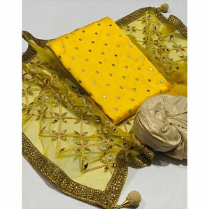 Brands Inn Mirror Work 3 Piece Suit Yellow