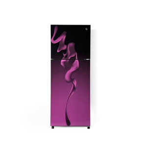 PEL Inverter Glass Door Freezer-On-Top Refrigerator 9 Cu Ft Purple Blaze (Prinvo-2550)
