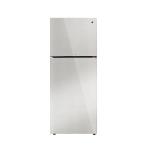 PEL Inverter On Glass Door Freezer-on-Top Refrigerator 11 Cu Ft Mercury Mirror (PRINVOGD-6350)