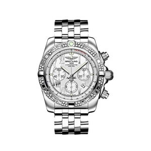 Breitling Chronomat Men's Watch Silver (AB0110AA/A690-375A)