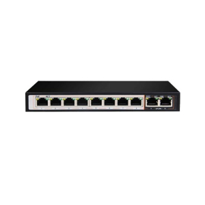 D-Link 8GE PoE+ 2GE Uplink 250m PoE Switch Black (DGS-F1010P-E)