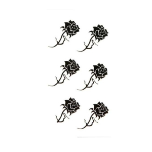 G-Mart Flowers Temporary Tattoos Sticker